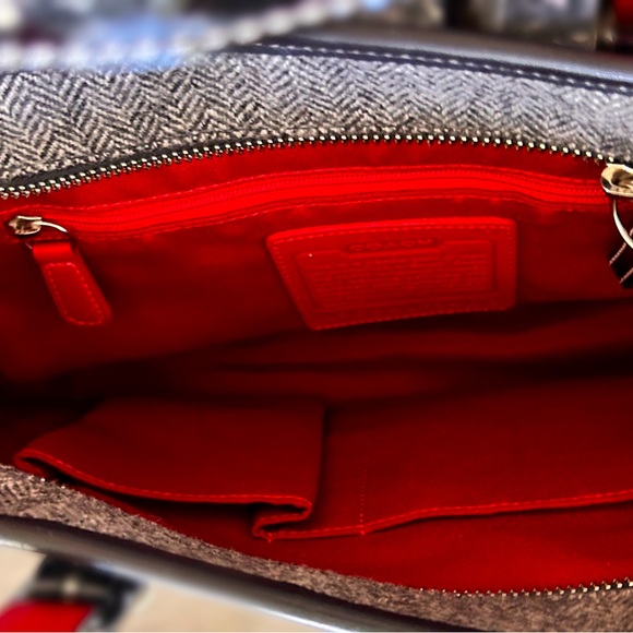 VINTAGE COACH HERRINGBONE TOTE - Picture 4 of 5